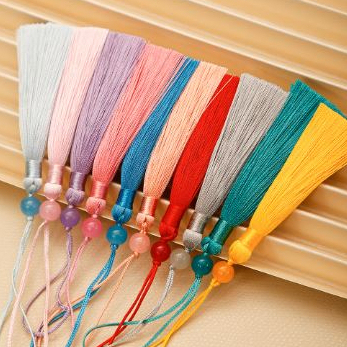 Tua Rua Hạt Thủy Tinh Phong Cách Cổ Điền. Phụ Kiện Tua Treo Trang Trí Trang Phục, Khuyên Tai, Quạt, Sáo ...