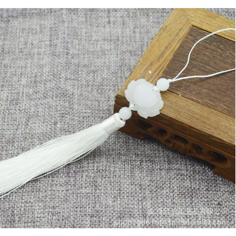 🍄 Dây Tua Rua Ngọc Bội Hình Hoa Sen. Tua Rua Treo Trang Trí Trang Phục Biểu Diễn, Quạt, Sáo,Đèn Lồng