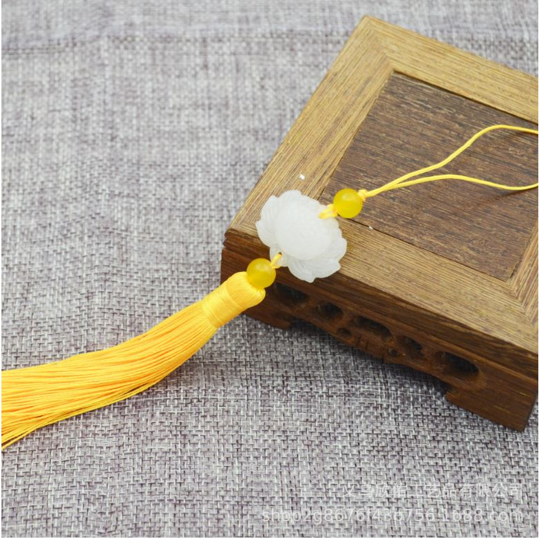 🍄 Dây Tua Rua Ngọc Bội Hình Hoa Sen. Tua Rua Treo Trang Trí Trang Phục Biểu Diễn, Quạt, Sáo,Đèn Lồng