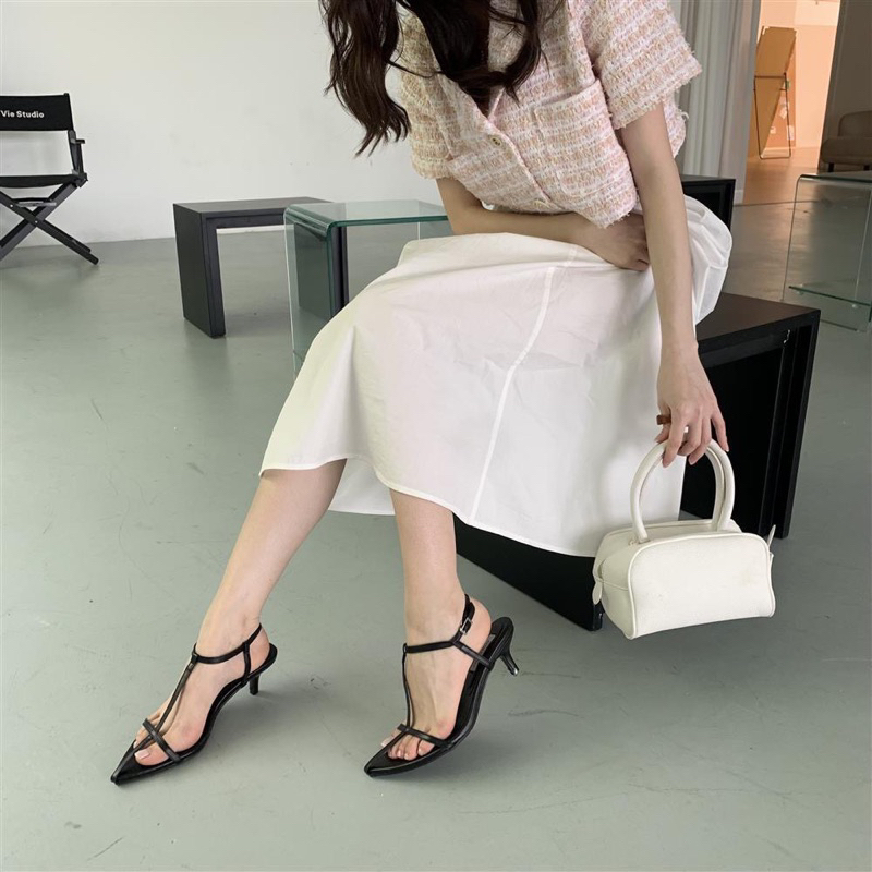 GIÀY SADAL  DÂY MẢNH CAO GÓT 5CM ĐẾ NHỌN | SOBINY