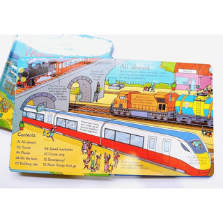 BỘ QUÀ TẶNG USBORNE LOOK INSIDE THINGS THAT GO