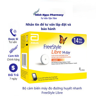 FreeStyle Libre Bộ cảm biến máy đo đường huyết nhanh - Máy đo đường huyết liên tục chính xác và tiện lợi.