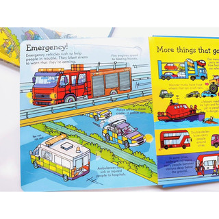BỘ QUÀ TẶNG USBORNE LOOK INSIDE THINGS THAT GO
