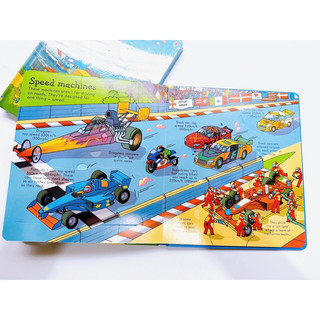 BỘ QUÀ TẶNG USBORNE LOOK INSIDE THINGS THAT GO