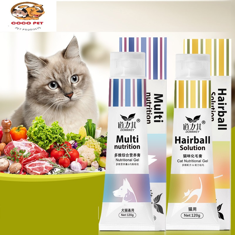 Gel Dinh Dưỡng Dorikey Cho Chó Mèo Kích Thích Ăn Uống, Bổ Sung Vitamin Khoáng Chất, Tiêu Búi Lông Hỗ Trợ Tiêu Hóa