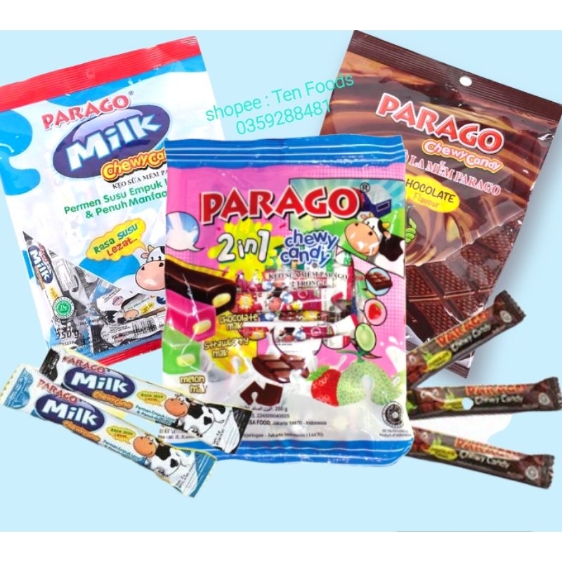 Kẹo Sữa Bò Mềm Parago Mix Vị / Kẹo Mềm / Kẹo Dẻo / Kẹo Sữa Bò