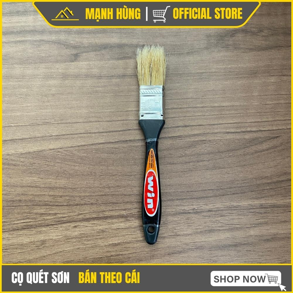 Chổi quét sơn Win 2.5cm - 7.5cm, Cọ sơn cán nhựa bản vuông