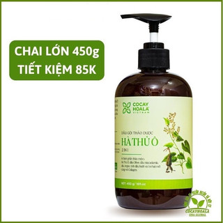 Dầu gội đầu hà thủ ô cỏ cây hoa lá 450ml chính hãng