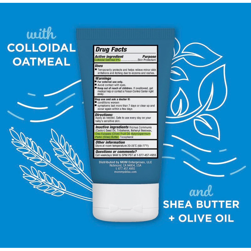 Kem dưỡng ẩm da chàm Mommy's Bliss® Eczema Ease Spot Treatment 56g dành cho bé từ 2 tuần tuổi của Mỹ