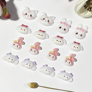 Set 10 Charm mèo,thỏ kute -charm hoạt hình