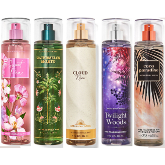 Body mist Bath & Body Works chiết 10ml mua 5 tặng 1