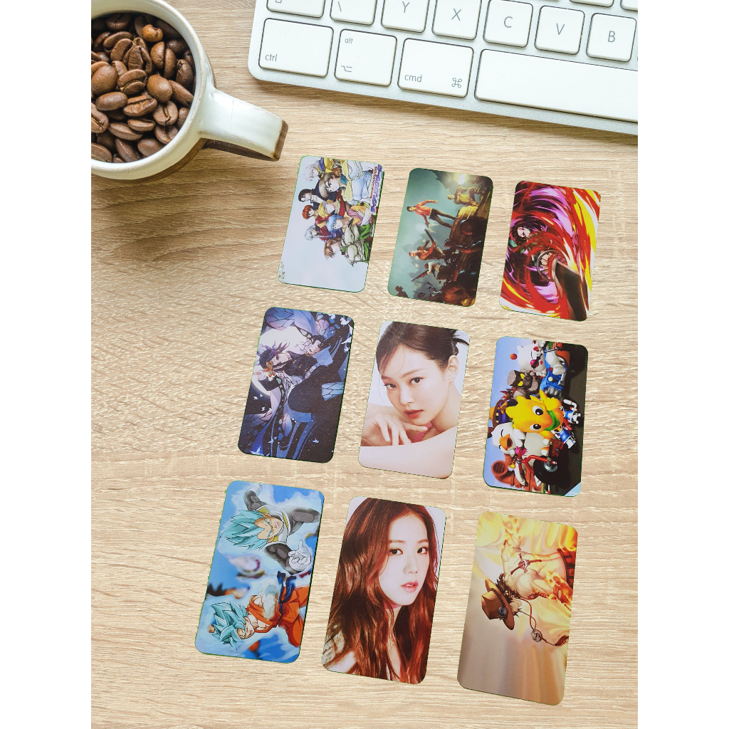 In Hình Card Lụa 1 MẶT theo yêu cầu kích thước 9 x 5.5cm. Hình thần tượng - hoạt hình - cá nhân - gia đình - hoạt hình