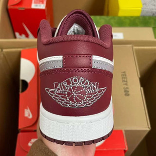 Giày Air Jordan 1 Low (White Bordeaux) (Best Quality)