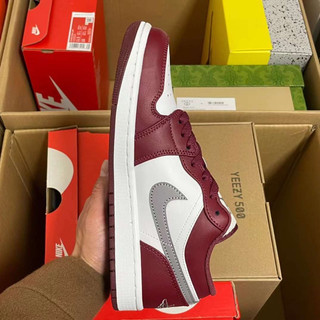 Giày Air Jordan 1 Low (White Bordeaux) (Best Quality)