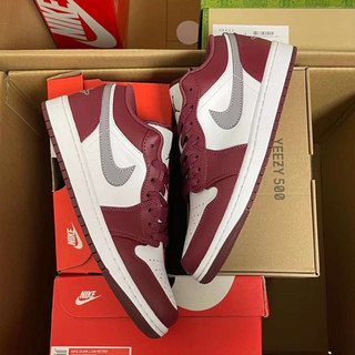 Giày Air Jordan 1 Low (White Bordeaux) (Best Quality)