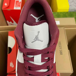Giày Air Jordan 1 Low (White Bordeaux) (Best Quality)