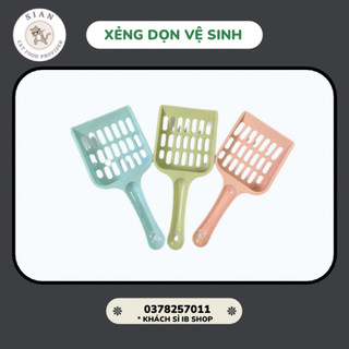 Freeship dụng cụ vệ sinh chó mèo - xẻng xúc phân chó mèo