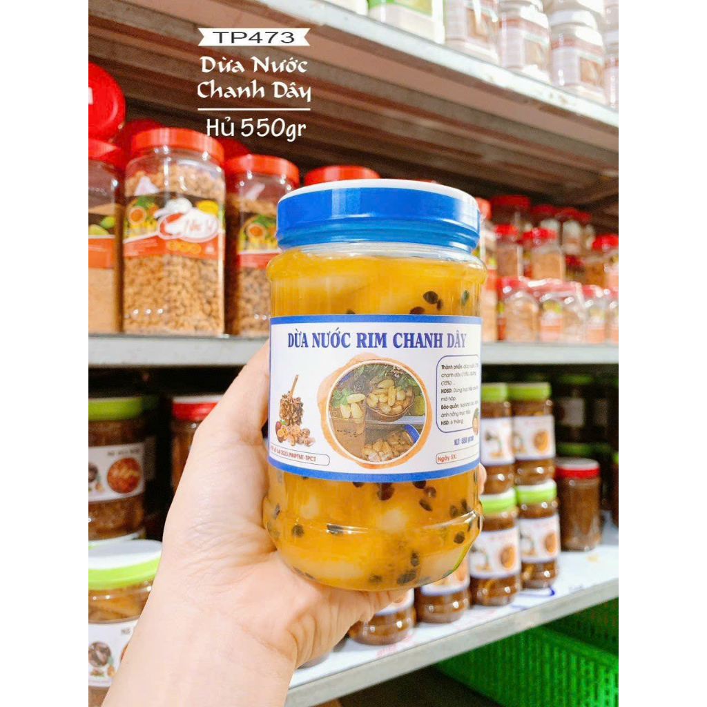 ĐÁC RIM CHANH DÂY - Đác rim các loại -  HỦ 550G công thức mới đác dẻo ngon