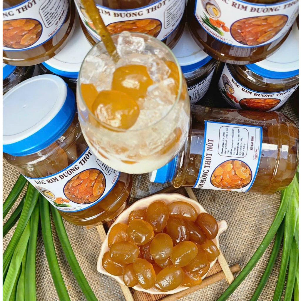 ĐÁC RIM CHANH DÂY - Đác rim các loại -  HỦ 550G công thức mới đác dẻo ngon
