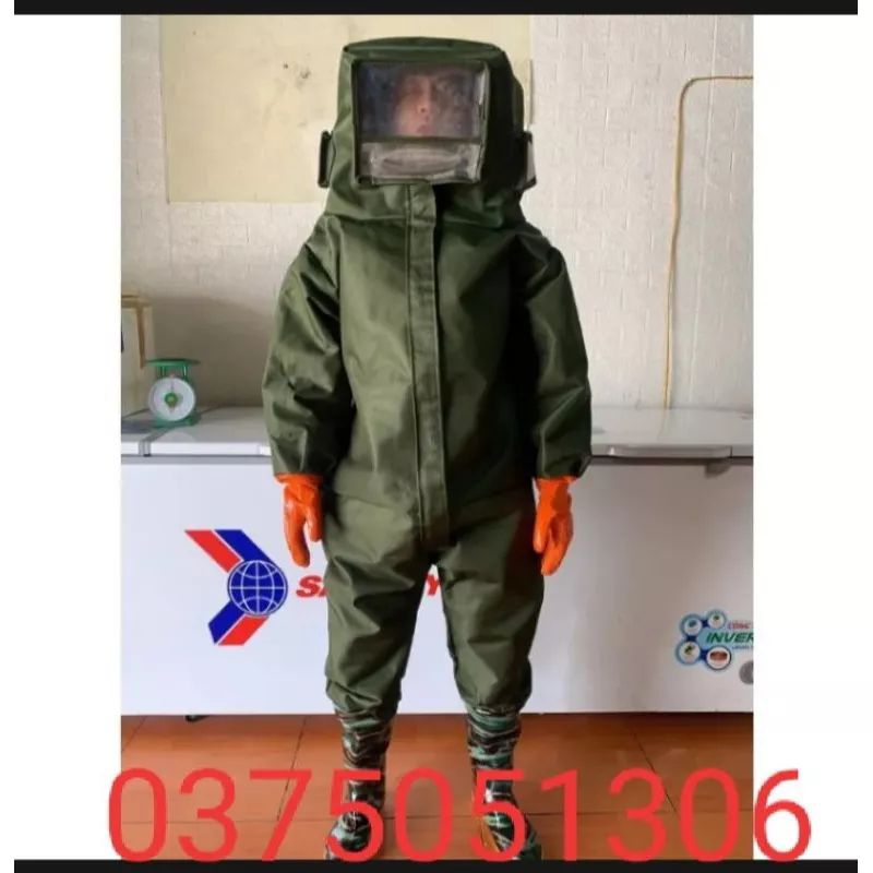 Bộ Quần Áo Chuyên Nghành Bắt Ong Vải Ka- Ki