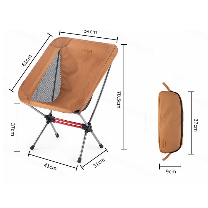 Ghế camping dã ngoại gấp gọn NatureHike NH20JJ027, Ghế xếp dã ngoại Naturehike chính hãng