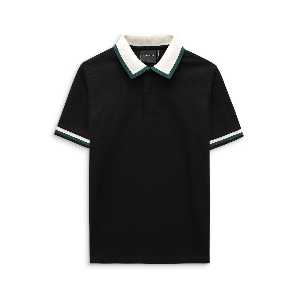 Áo Polo Nam Color Collar Cuffs, Chất Vải Cá Xấu TC 2 Chiều Thoải Mái, PL0066, SOMEHOW