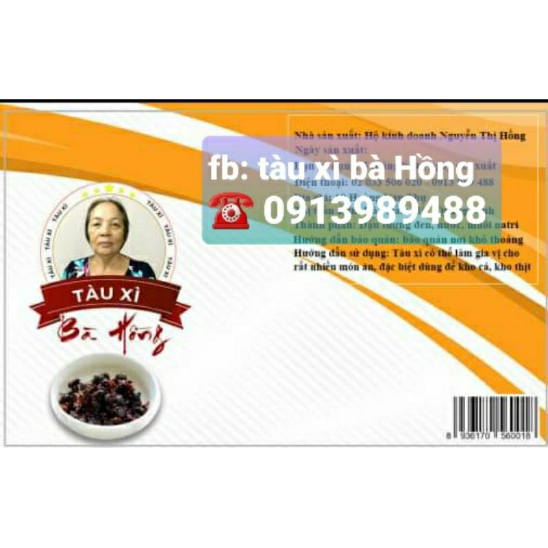 Tàu xì Bà Hồng 500g