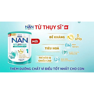 Sữa bột NAN OPTIPRO PLUS 1 - Lon 400g (Mẫu mới/Date 01/08/2027)