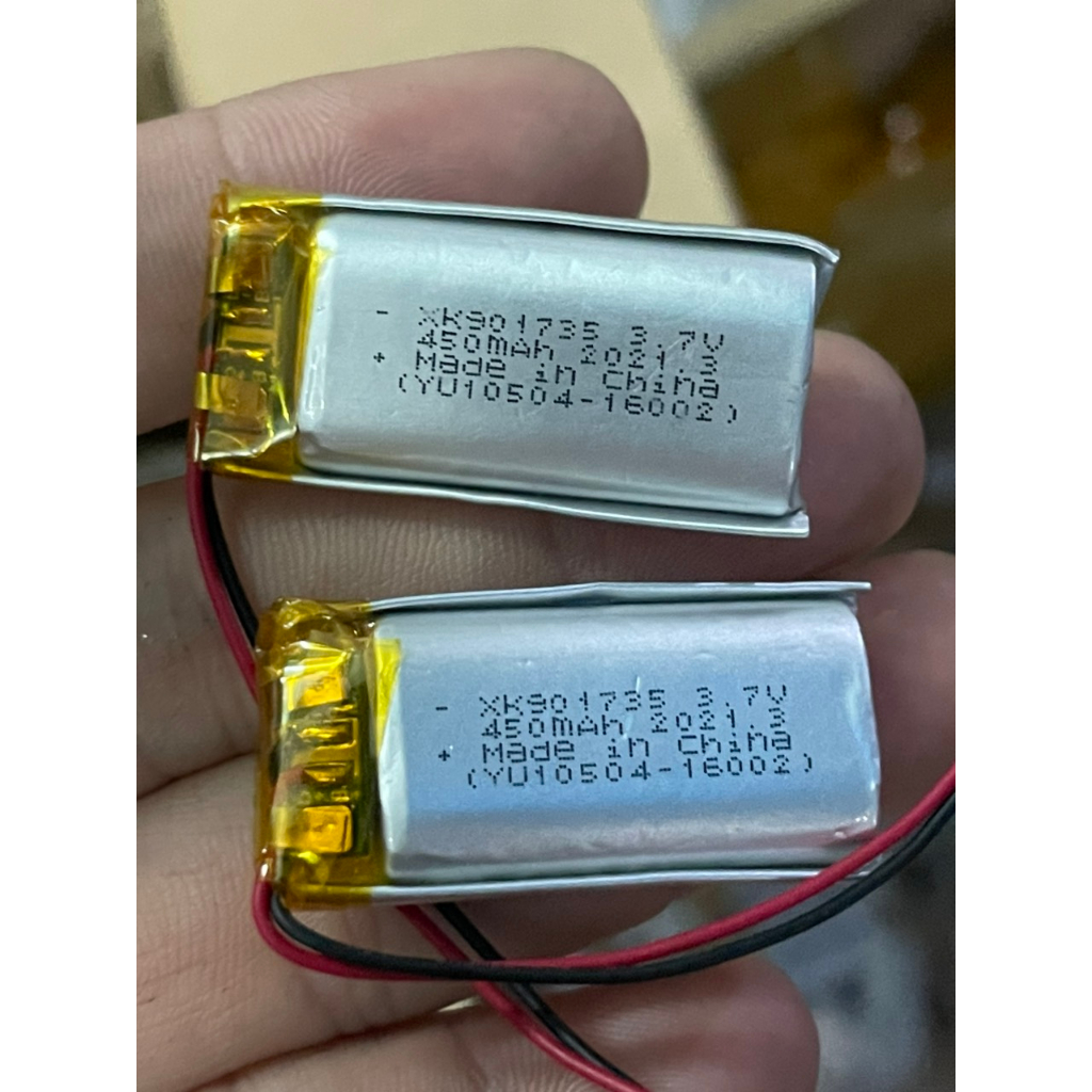 Pin tai nghe đế sạc Pin sạc Lipo Polymer - Pin Lithium 3.7V - 450mah 901735