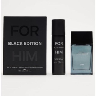 Set nước hoa nam For Him Black Edition 100ml
