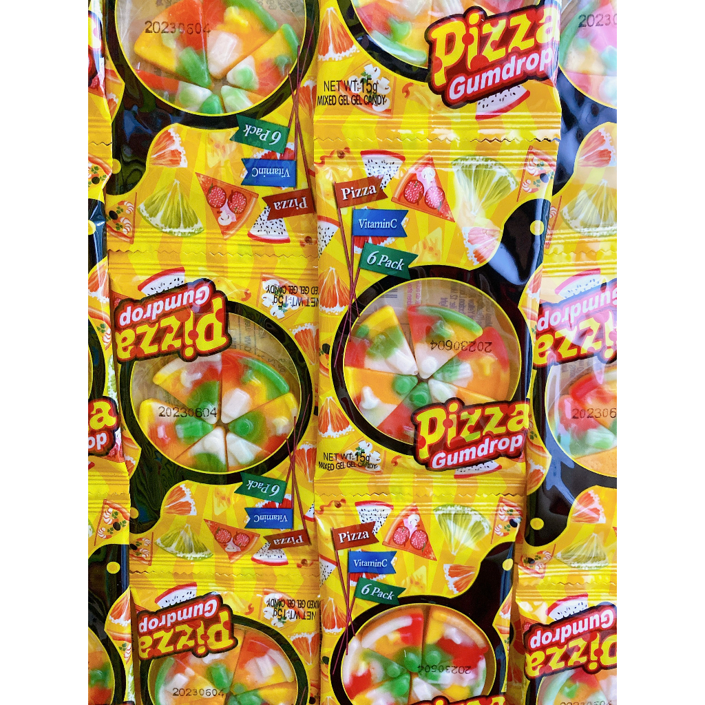 Kẹo Dẻo Hình Pizza Cute Hương Trái Cây