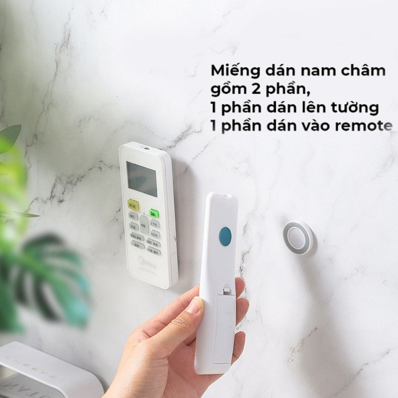 Bộ Miếng Dán Nam Châm (C61) TREO VẬT DỤNG HÍT remote Dán Tường