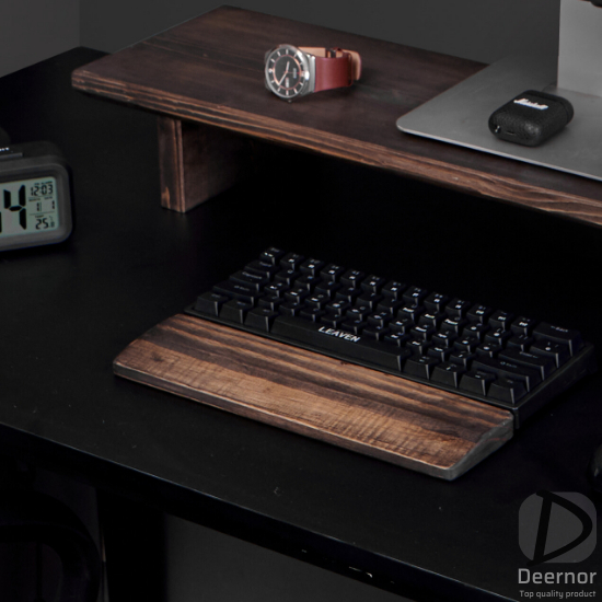 Kê tay bàn phím DEERNOR - Gỗ nguyên khối - 30CM - Bàn phím 60%