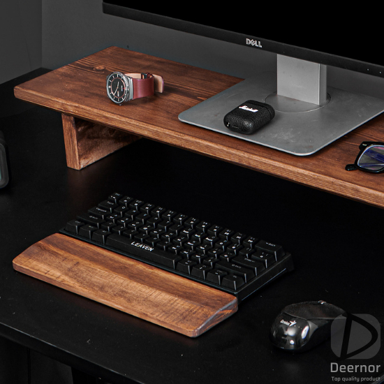 Kê tay bàn phím DEERNOR - Gỗ nguyên khối - 30CM - Bàn phím 60%
