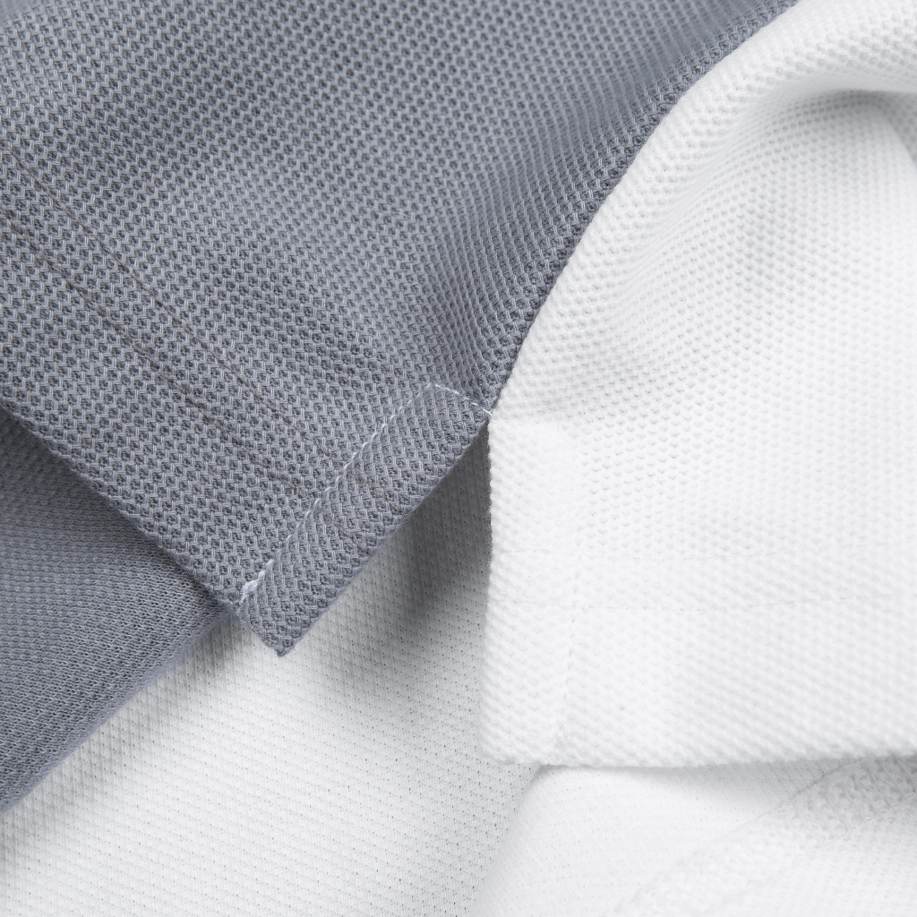 Áo Polo Fit Nam MIXMEN, Vải Cotton Cá Sấu Mắt Lục Giác Phối Gam Màu Mới, Logo Tạo Điểm Nhấn