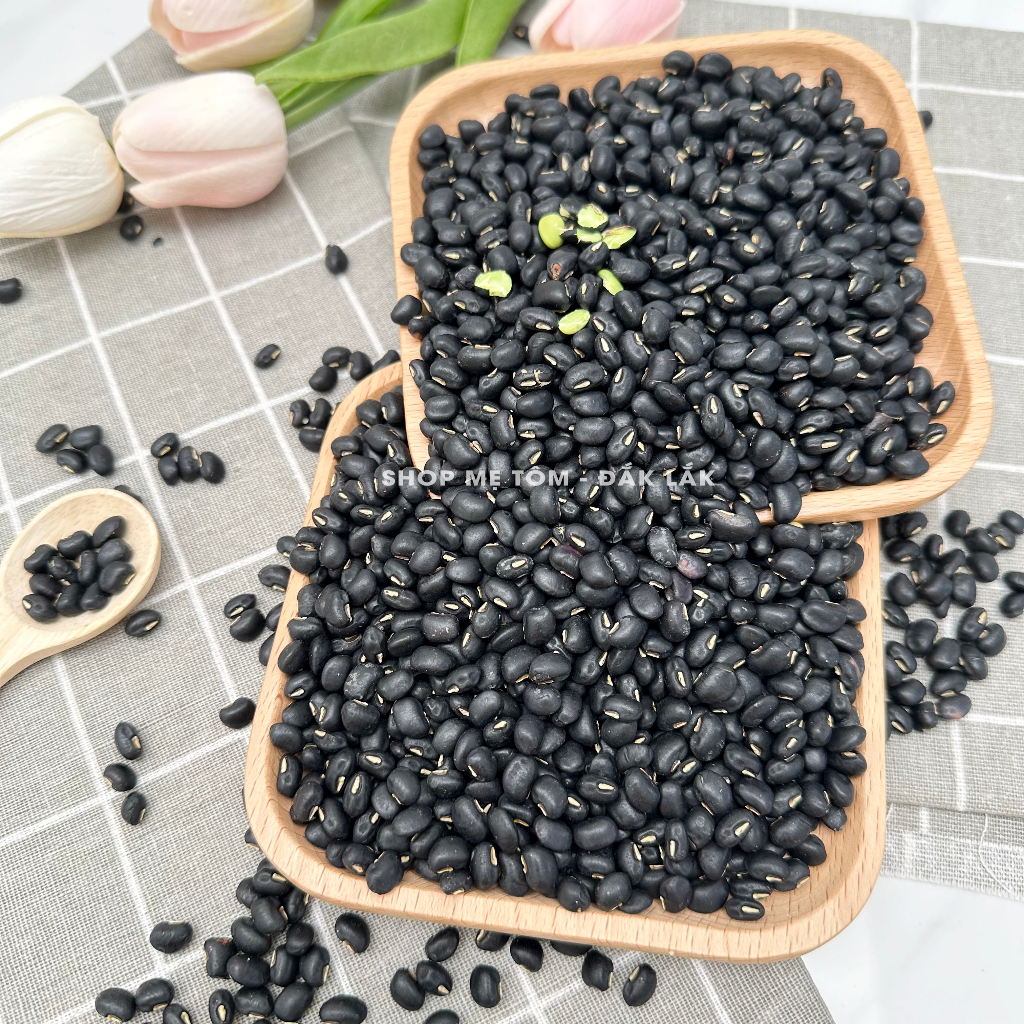 500GRAM ĐẬU ĐEN XANH LÒNG RANG MỘC