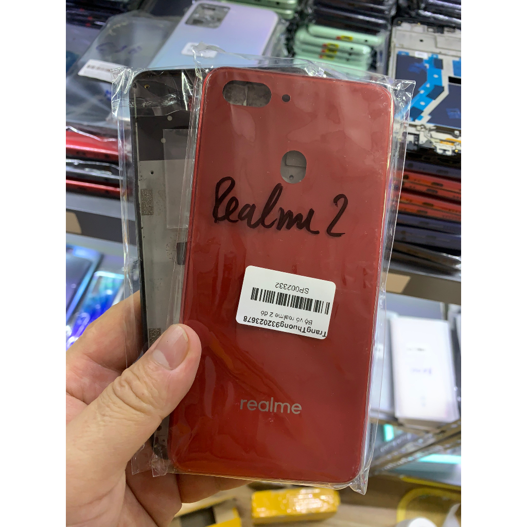 Bộ vỏ zin realme 2, khung xương realme 2