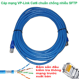 40m 50m 60m Dây Mạng VP-Link Cat6 SFTP bấm sẵn 2 đầu - dùng được ngoài trời - cáp lan, dây lan, dây mạng