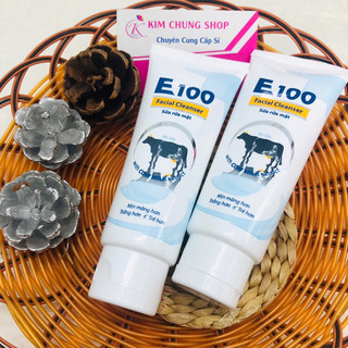 Sữa rửa mặt E100 Bò, nghệ 80ml (Nha đam)