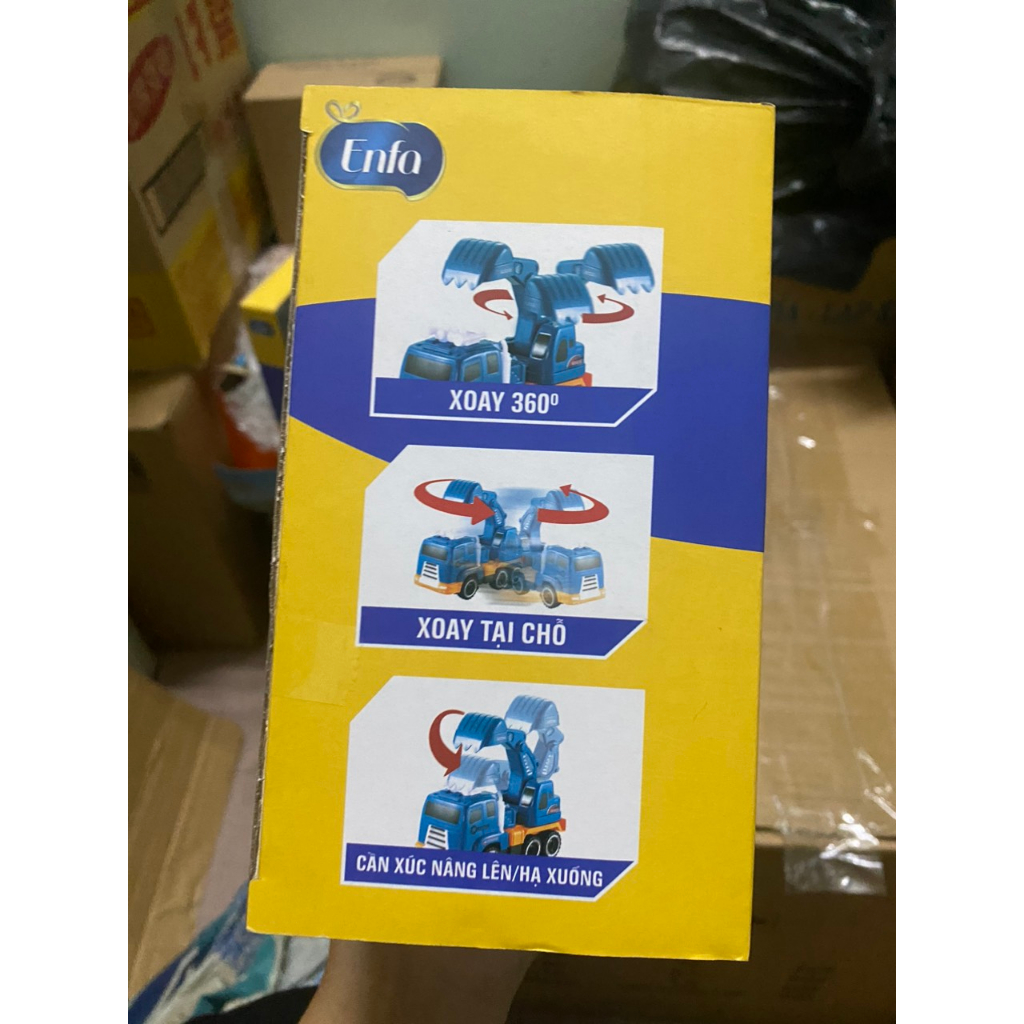 ĐỒ CHƠI XE CHUYÊN DỤNG DÙNG PIN QUÀ TẶNG SỮA ENFA