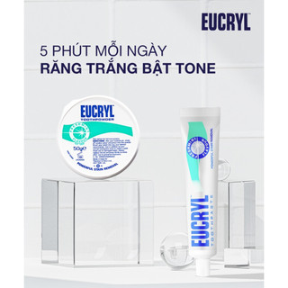 Combo 2 Kem đánh răng Eucryl hỗ trợ làm trắng răng (2x62g)