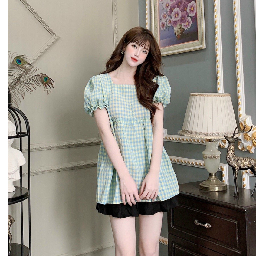 Áo Kẻ Nơ Sau - Mặc Bầu Và Sau Sinh