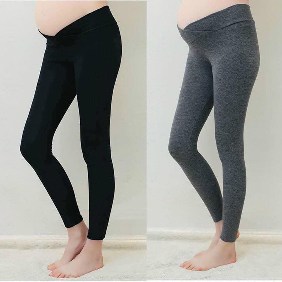 Quần Legging Dài Mặc Bầu Và Sau Sinh Cạp Chỉnh Chun