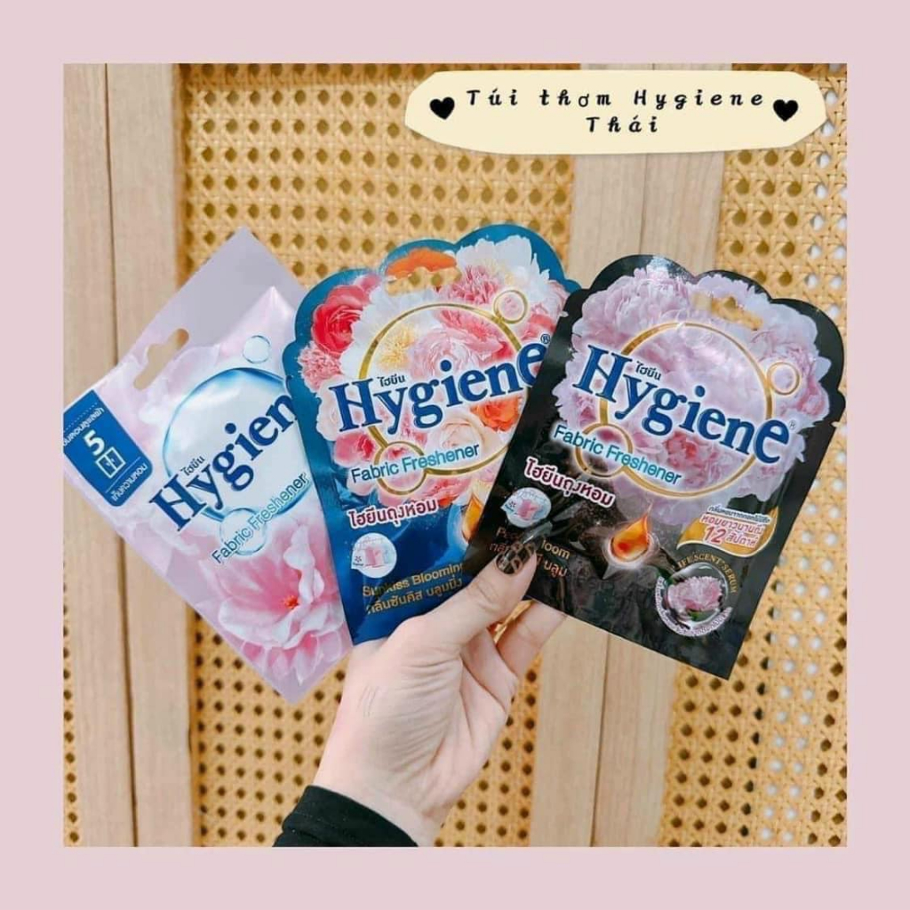 Túi Thơm Hygiene Thái Lan, Túi Thơm Để Tủ Quần Áo Túi Thơm Phòng Treo Xe Ô Tô Máy Lạnh... Hương Hoa Mẫu Đơn