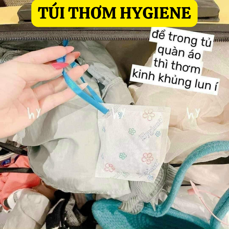 Túi Thơm Hygiene Thái Lan, Túi Thơm Để Tủ Quần Áo Túi Thơm Phòng Treo Xe Ô Tô Máy Lạnh... Hương Hoa Mẫu Đơn