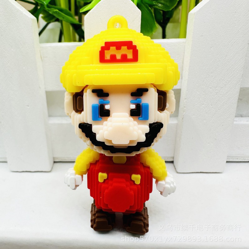 Móc Khoá Hình Chú Hề Mario Phong Cách Lego Mới Lạ siêu cute