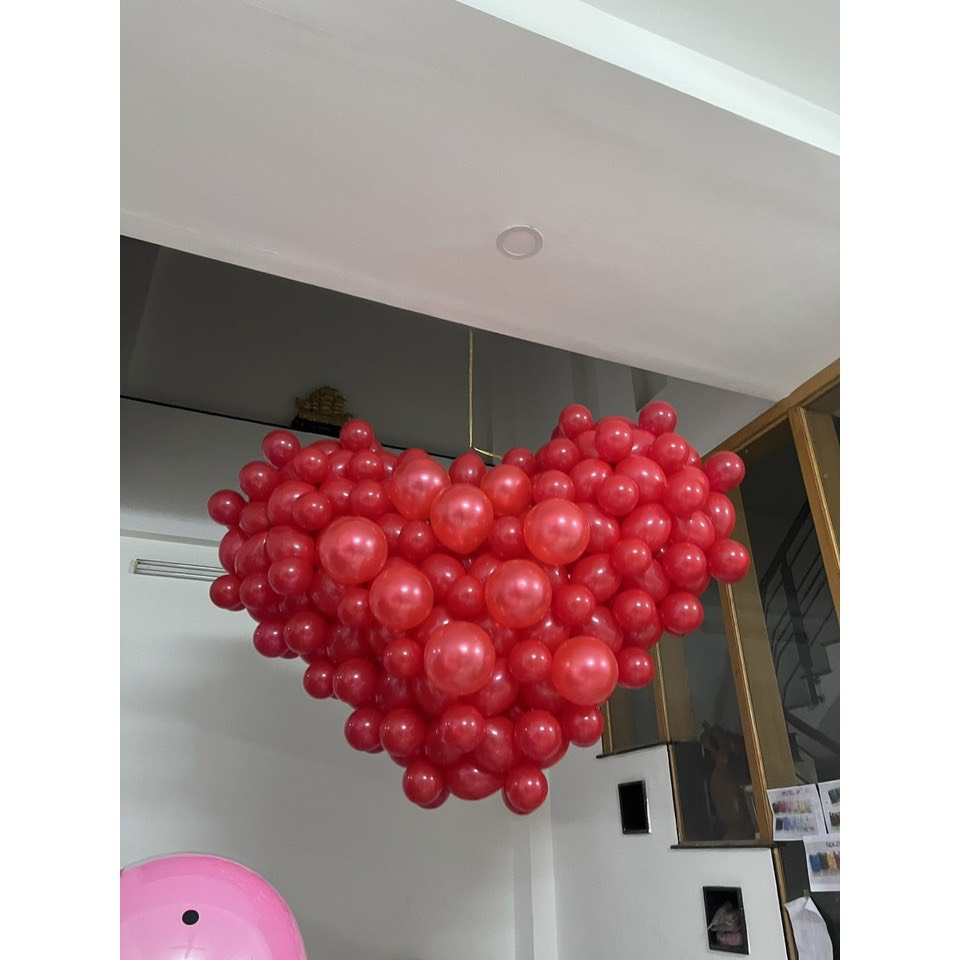 Set 10/30/50 Bóng cao su 2 đầu 10inch màu pastel trang trí sinh nhật- Booshopdecor