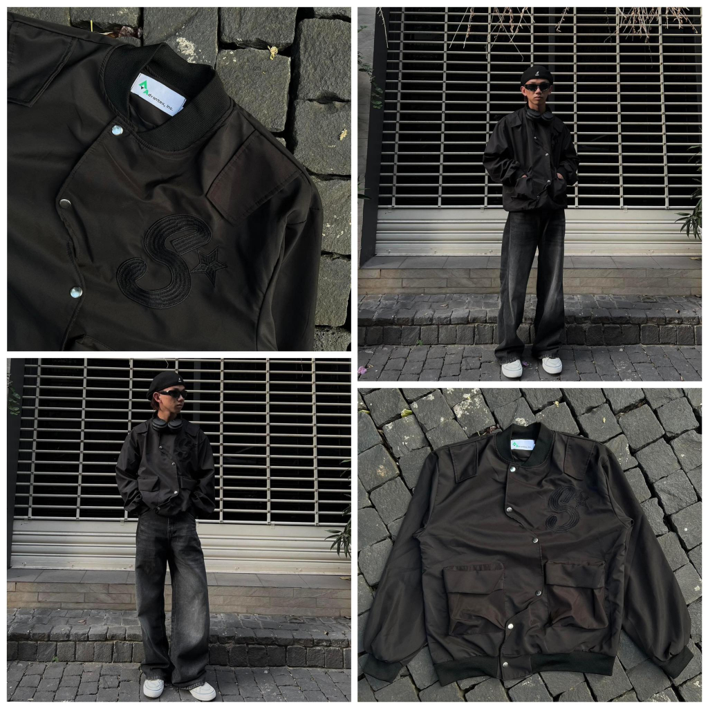 Áo Khoác Dù Form Oversize