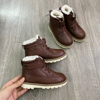 Boots lót lông cừu nâu oldanavy xuất dư xịn