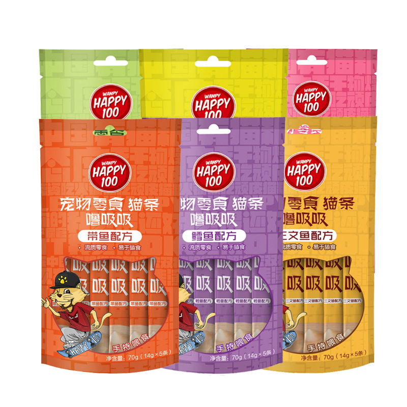 Súp Thưởng Wanpy Các Loại Dành Cho Mèo Kén Ăn